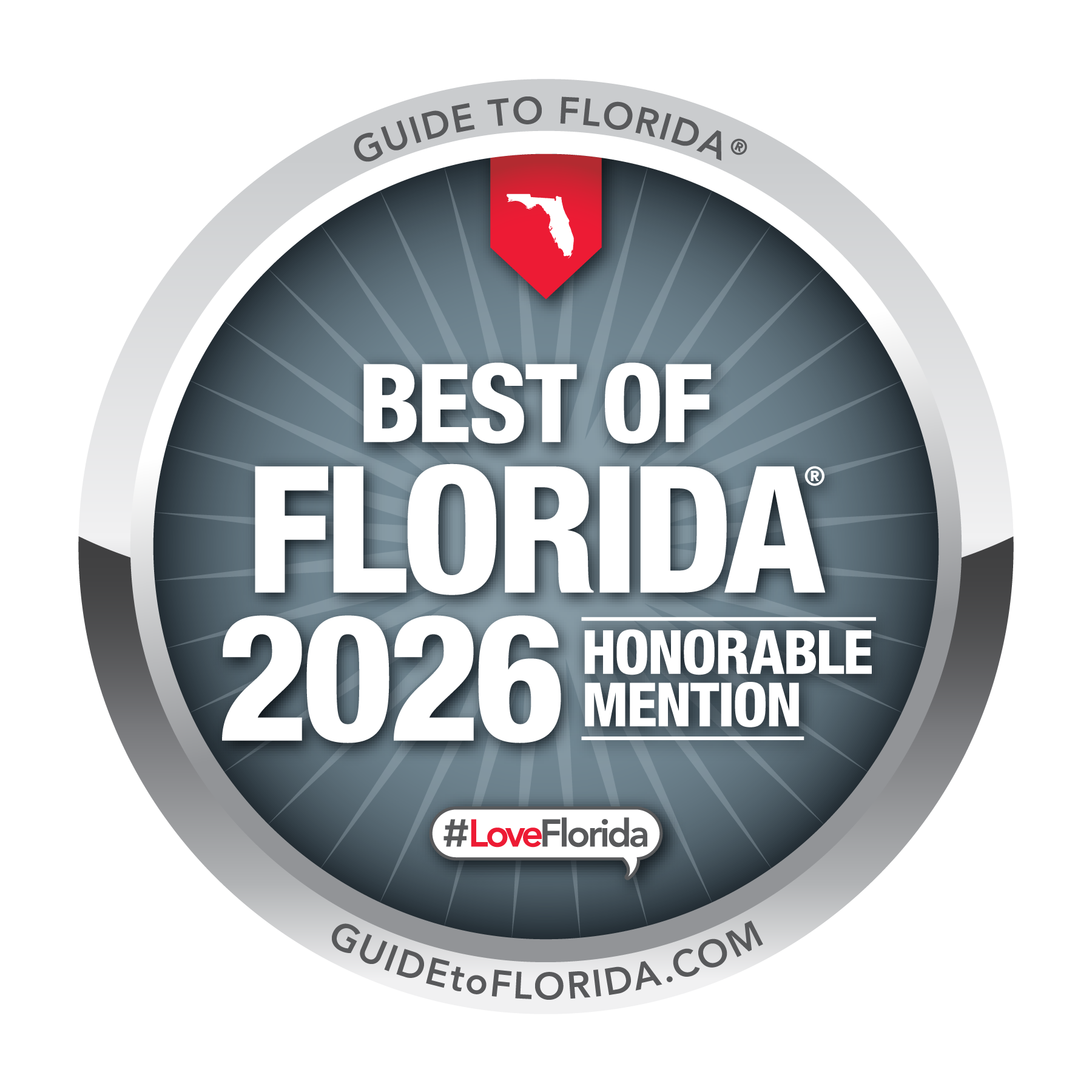 Best of Florida 2026 Honorable Mention Seal