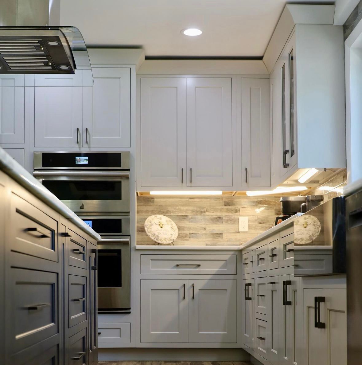 Kitchen sink and faucet detail