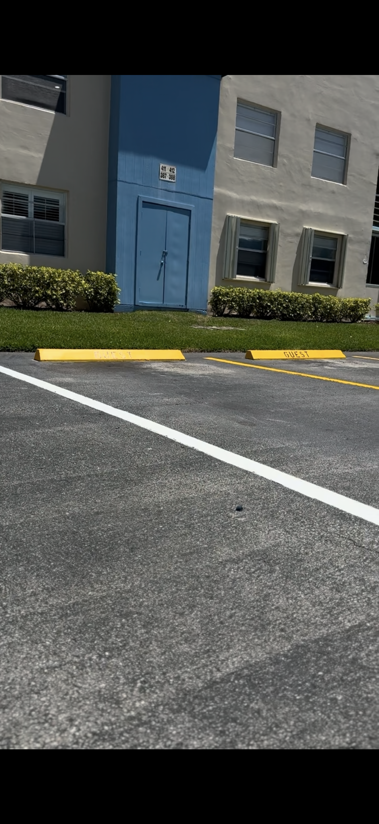 Parking lot painting and striping